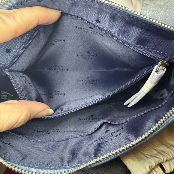 Kate Spade Powder Blue Crossbody Bag with Silver Hardware - Picture 9 of 10